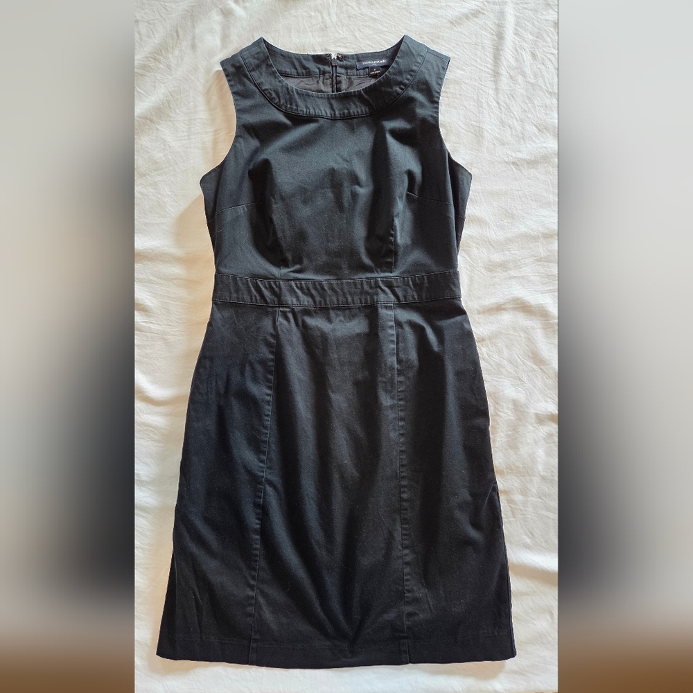 Banana Republic Classic Black Lined Sleeveless Dress